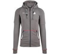 Felpa con cerniera a cappuccio Gorilla Wear Georgia Gris L