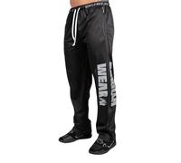 Gorilla Wear Logo Mesh Pants - Nero - Pantaloni da Bodybuilding e Fitness da Uomo
