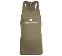 Gorilla Wear Maglia funzionale 'Carter' oliva / bianco Uomo Gorilla Wear S oliva / bianco