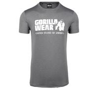 Gorilla Wear Maglia funzionale 'Classic ' grigio / rosso sangue / bianco Uomo Gorilla Wear L