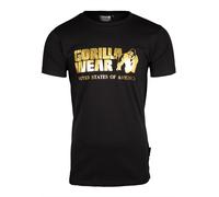 Gorilla Wear Maglia funzionale 'Classic' oro / nero Uomo Gorilla Wear M