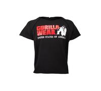 Gorilla Wear Maglia funzionale 'Classic ' rosso sangue / nero / bianco Uomo Gorilla Wear L-XL rosso sangue / nero / bianco