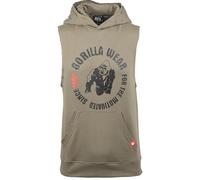 Gorilla Wear Maglietta da Uomo Marshall Sleeveless con Cappuccio, Confezione da 1