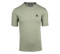 Gorilla Wear Maglietta 'Leon' verde pastello / nero Uomo Gorilla Wear 4XL