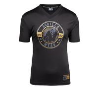 Gorilla Wear Maglietta 'Orlando' opale / oro / grigio chiaro / nero Uomo Gorilla Wear 4XL