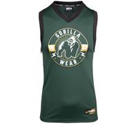 Gorilla Wear Maglietta 'Orlando' oro / verde scuro / nero / bianco Uomo Gorilla Wear L