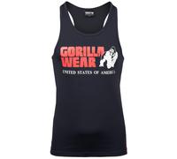 Gorilla Wear Maglietta rosso sangue / nero / bianco Uomo Gorilla Wear S rosso sangue / nero / bianco