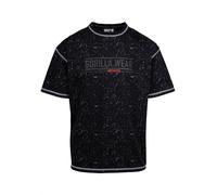 Gorilla Wear Maglietta 'Saginaw' grigio / rosso / nero Uomo Gorilla Wear L