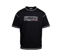 Gorilla Wear Maglietta 'Saginaw' nero / bianco Uomo Gorilla Wear XXL