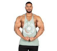 Gorilla Wear Melrose Stringer Canottiera da Donna, Verde, M Uomo