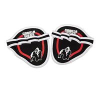 GORILLA WEAR Palm Grip Pads - Nero/Rosso - Taglia unica