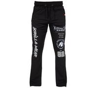 Gorilla Wear Pantaloni sportivi 'Colorado' nero / bianco Uomo Gorilla Wear M