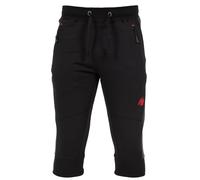 Gorilla Wear Pantaloni sportivi 'Thompson' grigio / rosso acceso / nero Uomo Gorilla Wear XL