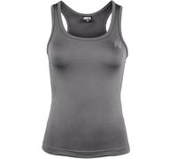Gorilla Wear Top 'Indianapolis' grigio / bianco Donna Gorilla Wear M grigio / bianco
