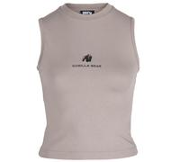 Gorilla Wear Top 'Livonia' greige / nero Donna Gorilla Wear L