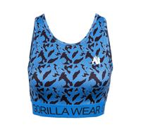 Gorilla Wear Top sportivo 'Osseo' blu / nero Donna Gorilla Wear S blu / nero