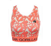 Gorilla Wear Top sportivo 'Osseo' corallo / nero / bianco Donna Gorilla Wear L corallo / nero / bianco