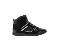 Gorilla Wear Scarpe da Bodybuilding Troy High Tops - Nero/Rosso - Sport Tempo Libero - Allenamento Quotidiano - Lacci con Logo Comodi Extra Forti per Uomo, Grigio., 44 EU