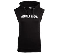 Felpa da donna senza maniche con cappuccio Gorilla Wear Virginia Noir M