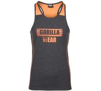 GORILLA WEAR Wallace Canotta - Grau/Arancia | Gorilla Wear XL