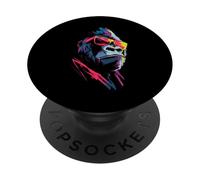 Gorilla Zoo - Occhiali da sole con motivo grafico PopSockets PopGrip Adesivo