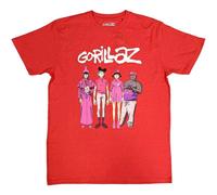 Gorillaz Cracker Island Standing Group autorizzato Uomo maglietta