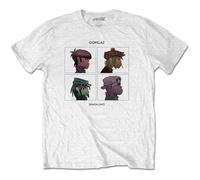 Gorillaz 'Demon Days' (Bianco) T-Shirt - NUOVO E UFFICIALE
