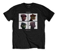 Gorillaz T-shirt Demon Days - Logo della band ufficiale - Nero - Unisex Taglia XL - Rock Off Trade