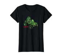 Gorillaz Geep Logo Reverse Maglietta, Donna, Nero, XXL