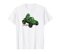 Gorillaz Geep Logo Reverse Maglietta, Uomo, Bianco, XL