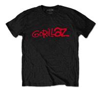 Gorillaz Logo Black autorizzato Uomo maglietta