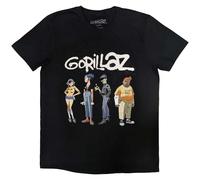 Gorillaz Spray Logo Group T Shirt Size S