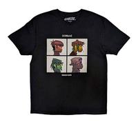 Gorillaz T Shirt Demon Days Band Logo Nuovo Ufficiale Uomo Nero Size S