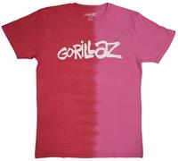 Gorillaz Two-Tone Brush Logo autorizzato Uomo maglietta