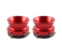 Gorise 1 paio di adattatori per hub NAB, registratori a nastro in alluminio, dispositivo universale da 10 pollici per Studer Reel to Reel (rosso)