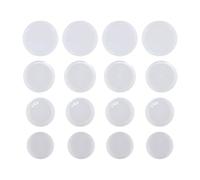 Gorise 16 pezzi 65 75 85 100mm Coperchi per lattine di cibo per animali domestici Coperchi in plastica per la conservazione di cibo per cani e gatti, Coperchi sigillati