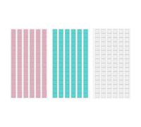 Gorise 3 fogli di argilla adesiva rimovibile per manicure, stucco per montaggio poster rimovibile per appendere quadri, musei, arte e fotografia