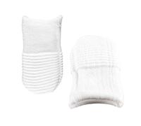 Gorise 30 pezzi Spazzolino da denti per cani a forma di dito a 360 gradi, manuale, testa rotonda bianca, per la pulizia di denti e gengive degli animali domestici, cura dentale e alito fresco