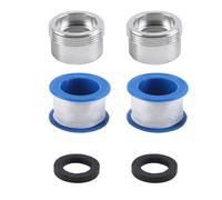 Gorise Adattatore Per Rubinetto Da M18 a M22, Connettore Femmina Da 18 Mm a Maschio Da 22 Mm, Compatibile Con Filtri Per L'acqua, Tubi Flessibili E Accessori Per Purificatori.