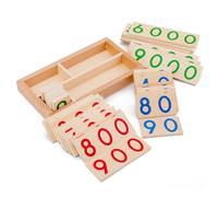 Gorise Ausili Didattici Per La Matematica Montessori, Sistema Di Apprendimento Dei Numeri Da 1 a 9000, Ausili Didattici Per L'aritmetica, Schede Didattiche Di Varie Dimensioni