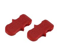 Gorise Blocco di sfiato del freno Guarnizione di sfiato della bicicletta Blocco di sfiato del freno a disco per posizionatore del pistone del freno a disco, rosso, 2 pezzi