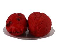 Gorise Decorazione realistica del cuore e del cervello, accessori horror, manichino umano anatomico con cuore e cervello per regali di nozze, festa a tema Halloween, carnevale