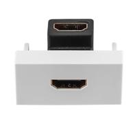 Gorise Modulo HDMI angolare bianco adattatore frontale pannello HDMI ad angolo retto di 90 gradi