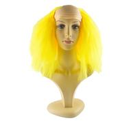 Gorise Parrucca Calva Gioco Di Ruolo Vecchio Mezzo Calvo Parrucca Novità Parrucca Calva Adatta Per Festa Halloween Carnevale Festa Gioco Di Ruolo Accessori Costume Maschera Giallo
