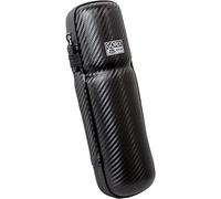 GORIX Bicicletta Attrezzo Caso Scatola Bottiglia Impermeabile Cerniera lampo Carbonio Modello Strada MTB Bicicletta Ciclismo Nero (GX-CASE(Long 25cm))