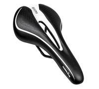 GORIX Bicicletta Sella Posto a sedere Comodo Cuscino con Sbarra Montagna Strada Bicicletta per Uomini E Donne (GX-C19)(Nero×Bianco)