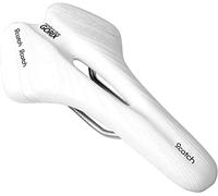 GORIX Bicicletta Sella Posto a sedere Comodo Cuscino con Sbarra Montagna Strada Bicicletta per Uomini E Donne (A6-1)(Tutto bianco)