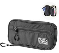 GORIX Custodia a portafoglio per bicicletta, impermeabile, per bici da strada e mountain bike, colore: nero