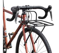 GORIX Portapacchi anteriore per bici MTB per bicicletta da strada (GX-RACK) (lunghezza regolabile)