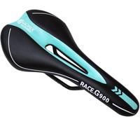 GORIX Sella Morbida Sedili Bianchi Colore Celeste per Bici da Strada MTB Cros...